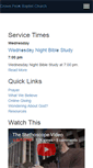 Mobile Screenshot of crownpeakbaptist.com